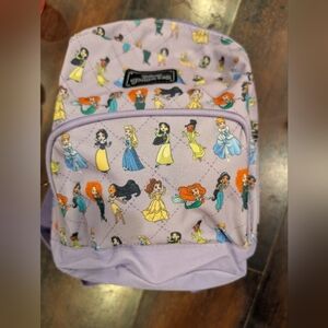 Disney Lavender Backpack with Princess Design